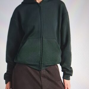 4X   SKIMS COTTON FLEECE ZIP UP HOODIE